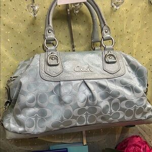 Coach Ashley Signature Sateen Satchel, Y2K Era